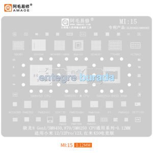 Amaoe Mi 15 GEN1 / SNAPDRAGON870 SM8450 / SM8250 / REDMİ 12 / REDMİ 12PRO/ 12X / K50