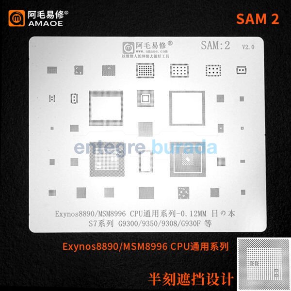 Amaoe SAM 2 Exynos8890 / MSM8996 CPU / S7 / G9300 / 9350 / 9308 / G930F — görsel 1