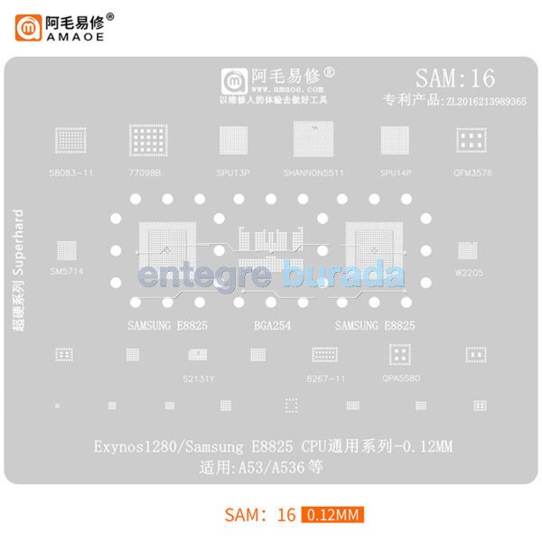 Amaoe SAM 16 Exynos 1280 / E8825 CPU / A53 / A536 — görsel 1