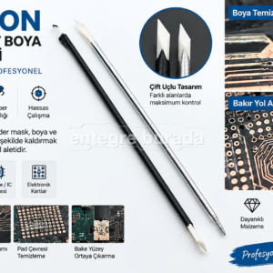 İrozyon PCB Anakart Boya Kazıma Aleti – Bakır Yol Açma / Solder Mask Temizleme ( 2 adet )