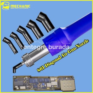 MECHANIC Eğri Sıcak Hava Üfleme Ucu – 5 / 6 / 8 / 10 / 12 mm