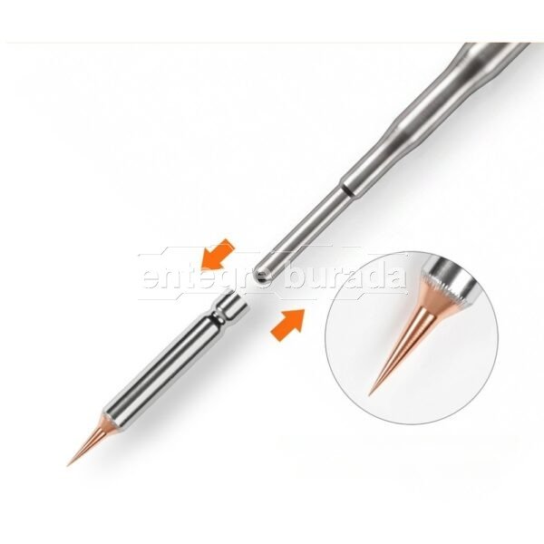C210 0.1mm Hassas Havya Ucu Seti – 10 Yedek Uçlu Jumper / Anakart Lehimleme — görsel 5