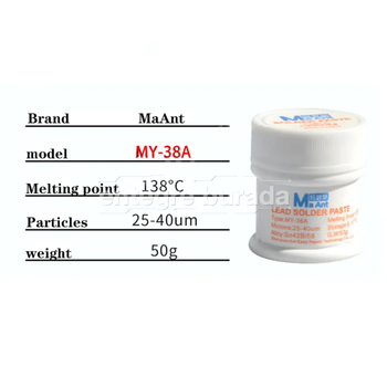 MaAnt MY-38A 138°C 50 g Lehim Pastası — görsel 2