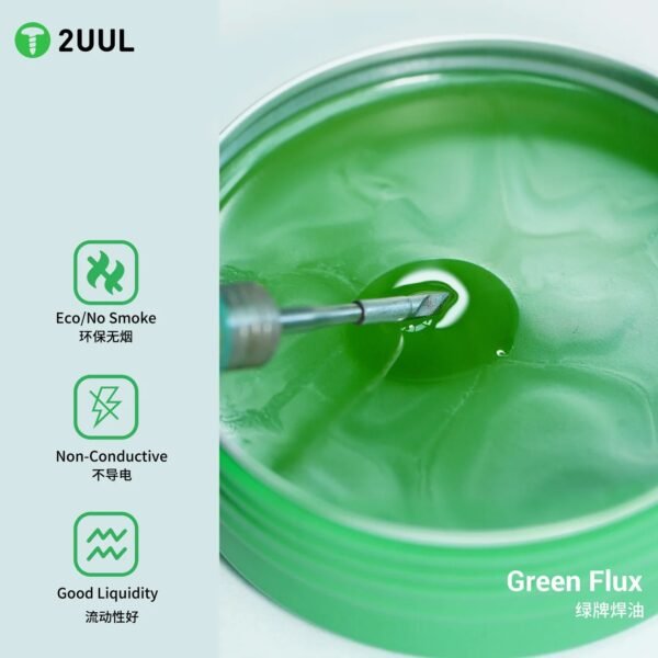 2UUL SC18 Green Flux 50 g Yeşil Lehim Akısı — görsel 3